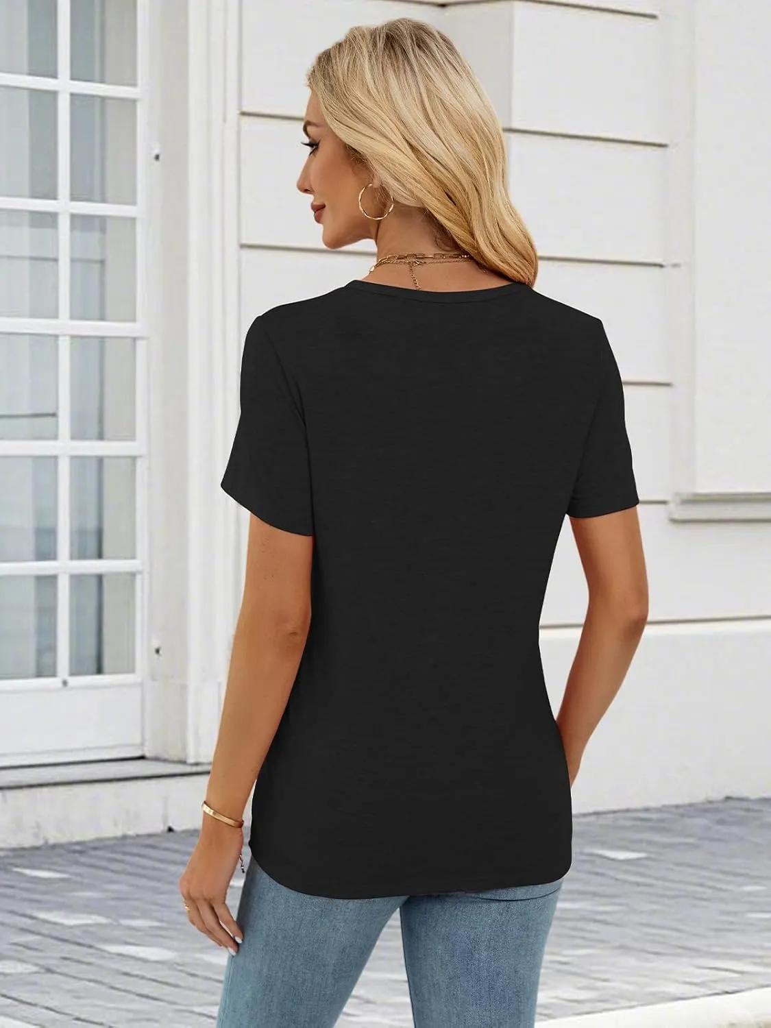Anbech Short Sleeve Shirts for Women Cute Sunflowers Graphic Tees Loose Summer Tops