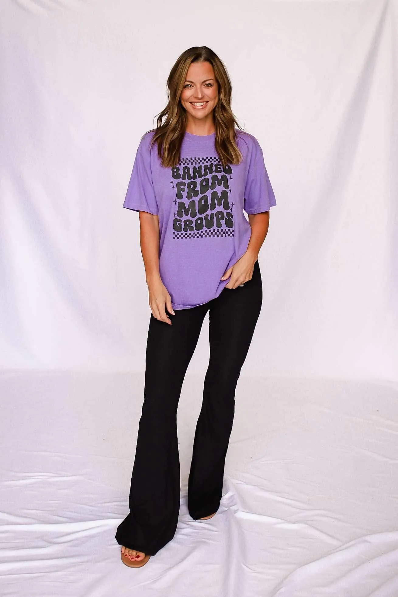 Banned from Mom Groups Unisex Garment-Dyed T-shirt