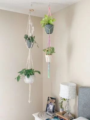Be Happy Plant Hangers ll Rainbow Plant Hangers