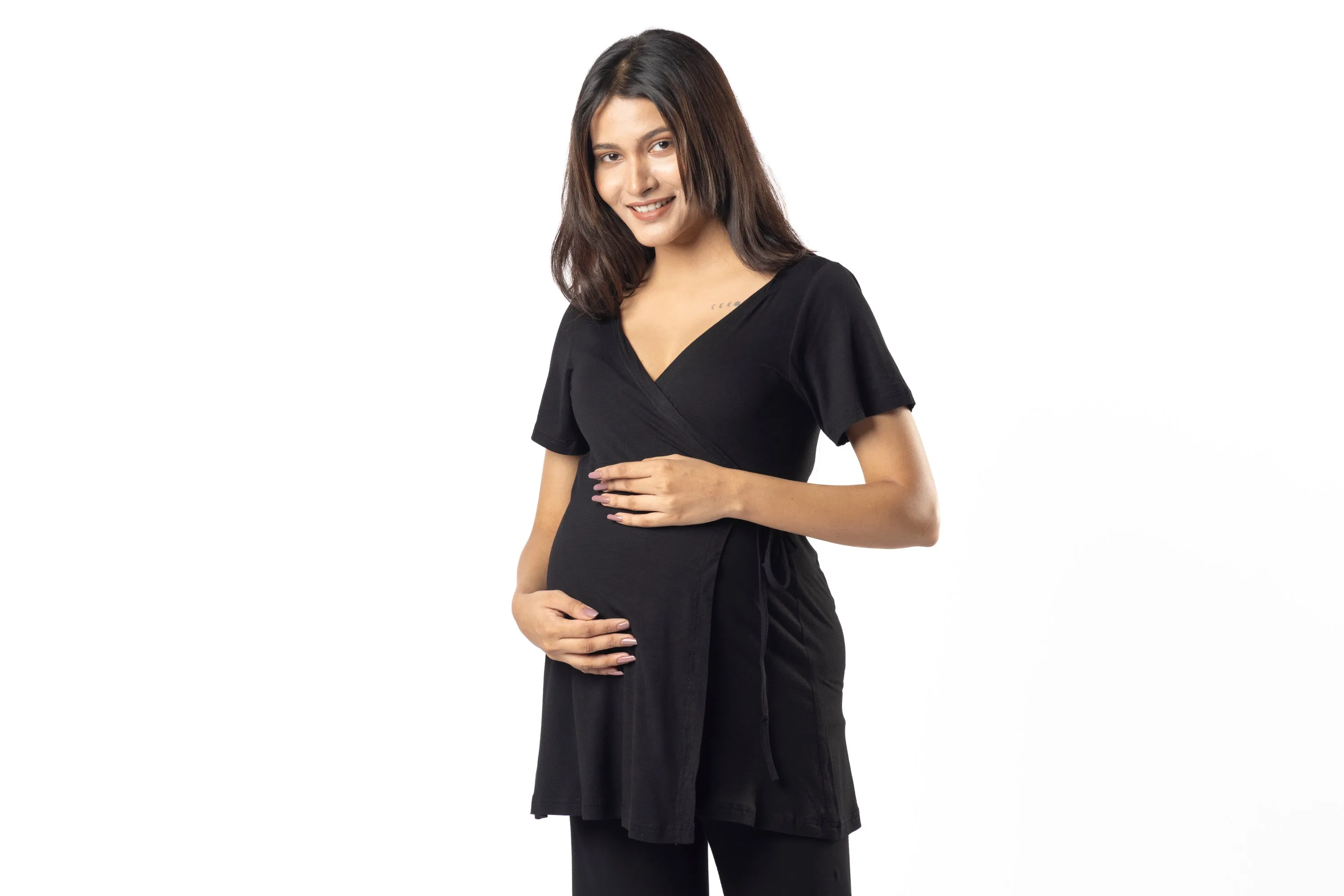 Black Kaftan Top