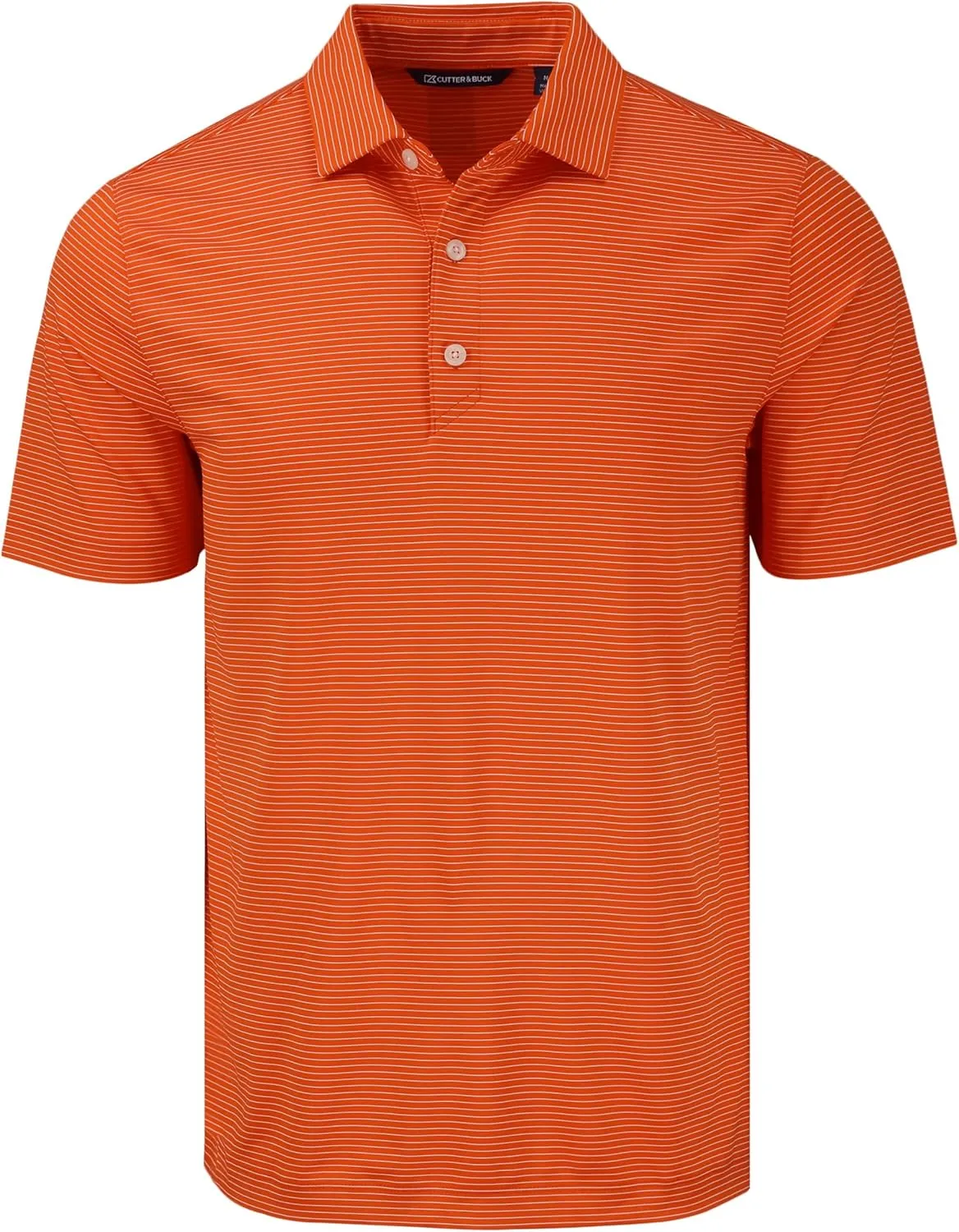 Cutter & Buck Forge Eco Fine Line Stripe Stretch Recycled Mens Polo