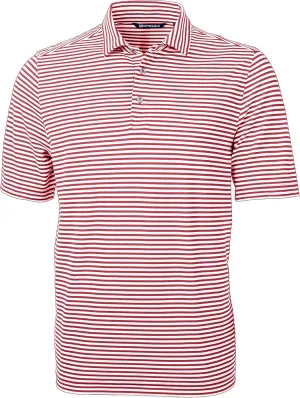Cutter & Buck Virtue Eco Pique Stripe Recycled Mens Polo