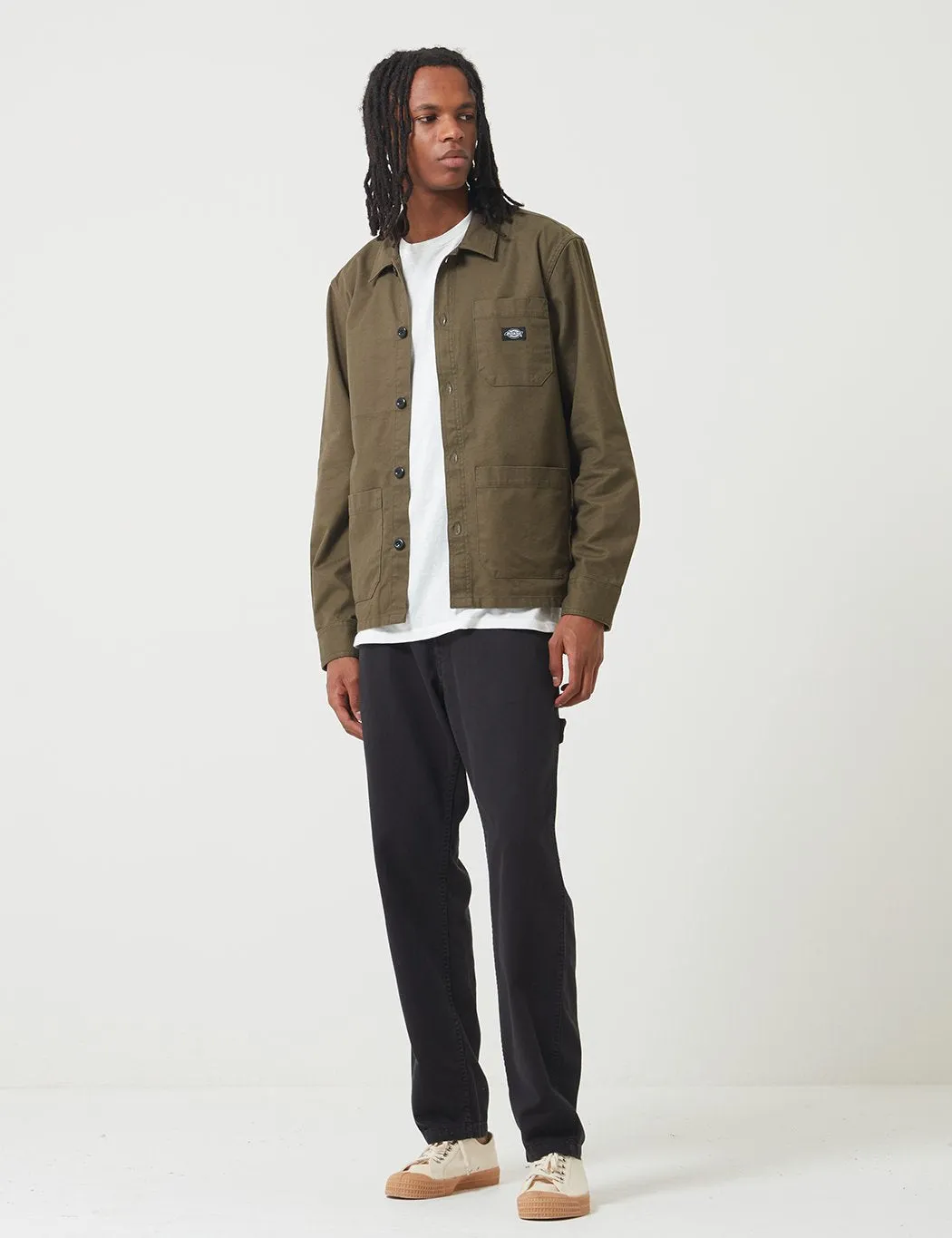 Dark Olive Green Dickies Caprock Over Shirt