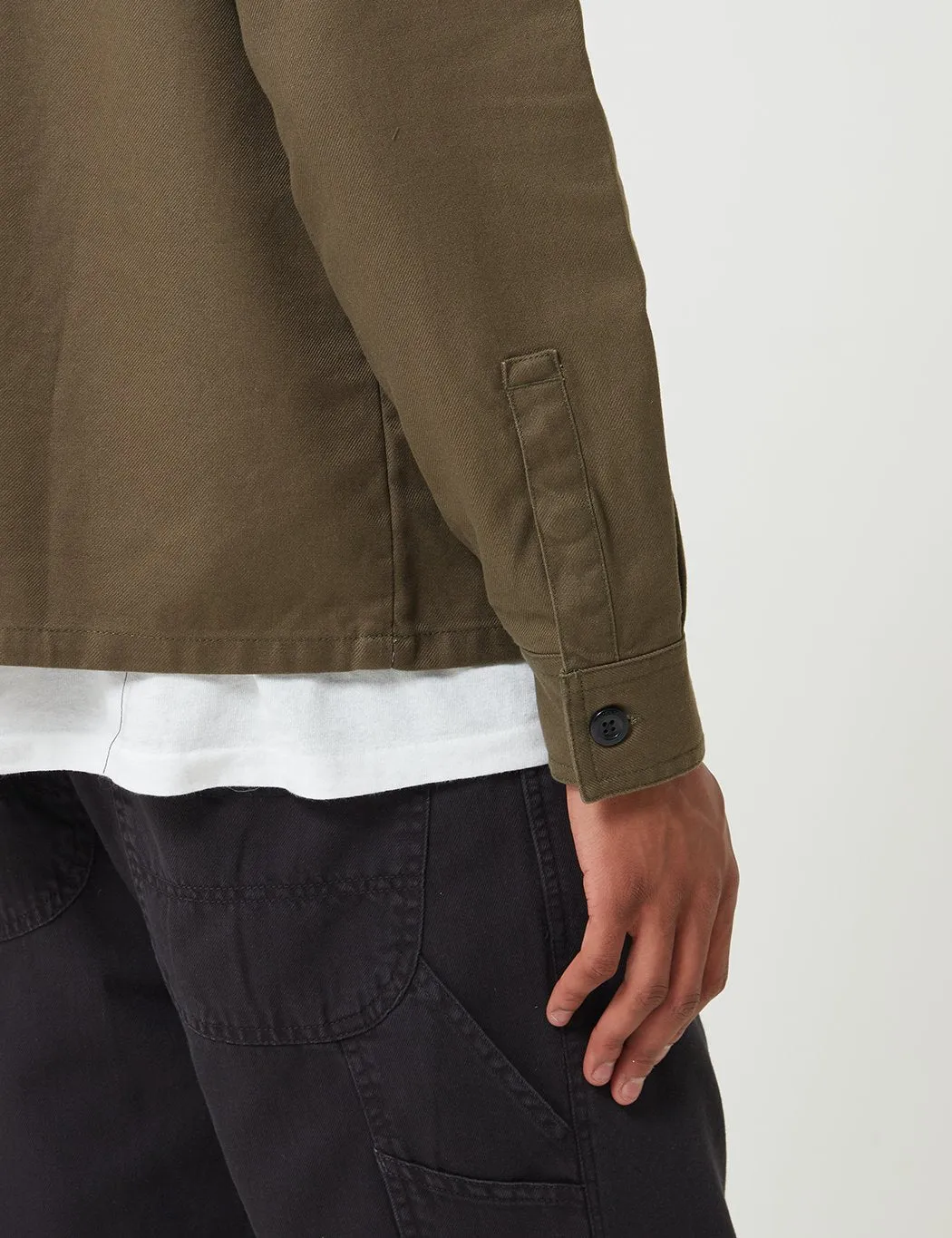 Dark Olive Green Dickies Caprock Over Shirt
