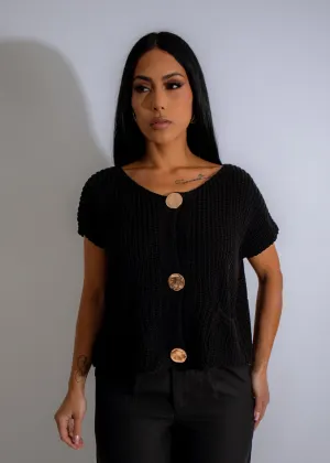 Golden Hour Knit Long Top Black Golden Hour Knit Long Top Black