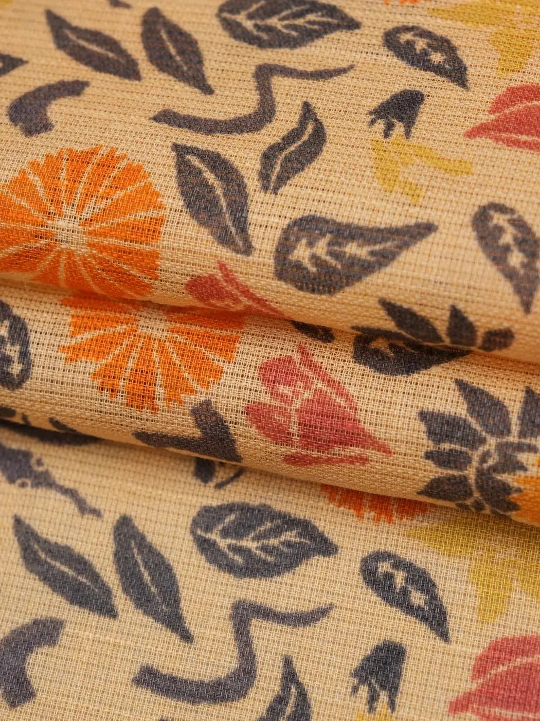 Hemp & Organic Cotton Light Weight Plain Fabric ( GH12259 Print, 2 Colors )