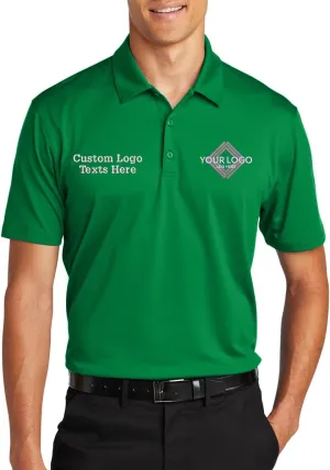 INK STITCH Men K398 Custom Embroidery Add Logo Texts Staff Performance Polo Shirts