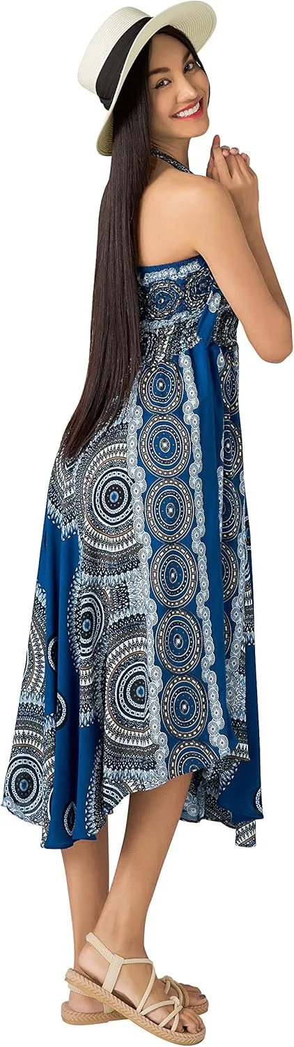 Joob Joob Long Boho Skirts for Women - Bohemian Hippie Maxi Summer Skirt