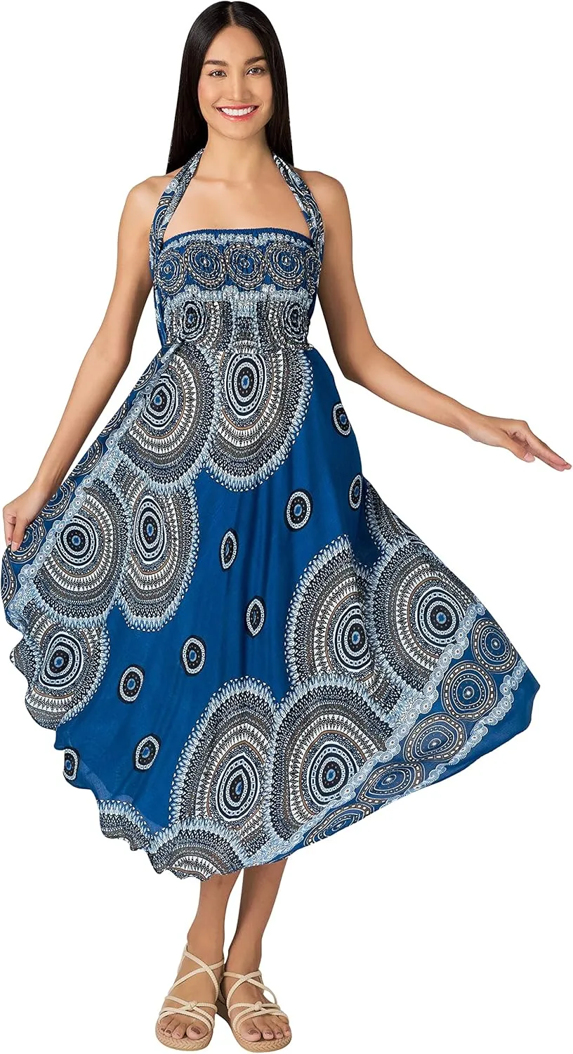 Joob Joob Long Boho Skirts for Women - Bohemian Hippie Maxi Summer Skirt