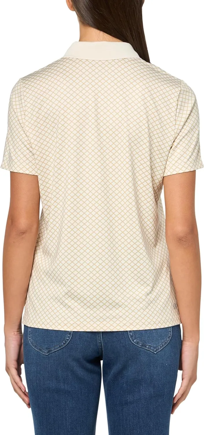 Lacoste Women's Regular Fit Uv Protect Golf Polo Shirt