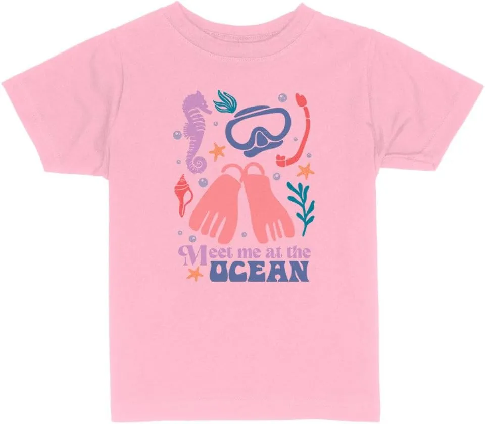 Meet Me at The Ocean Toddler Kids T-Shirt