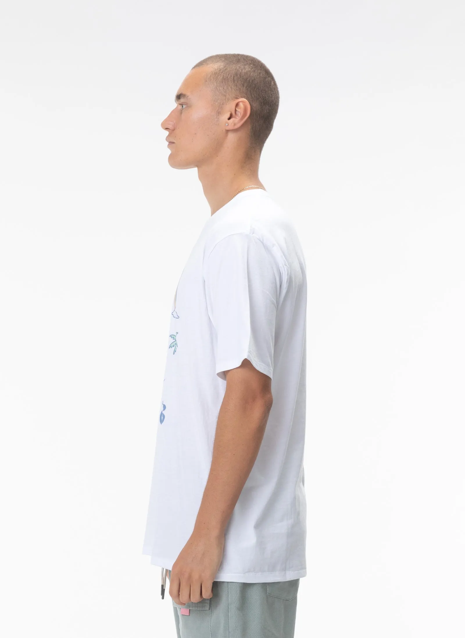 No Bullies Tee White