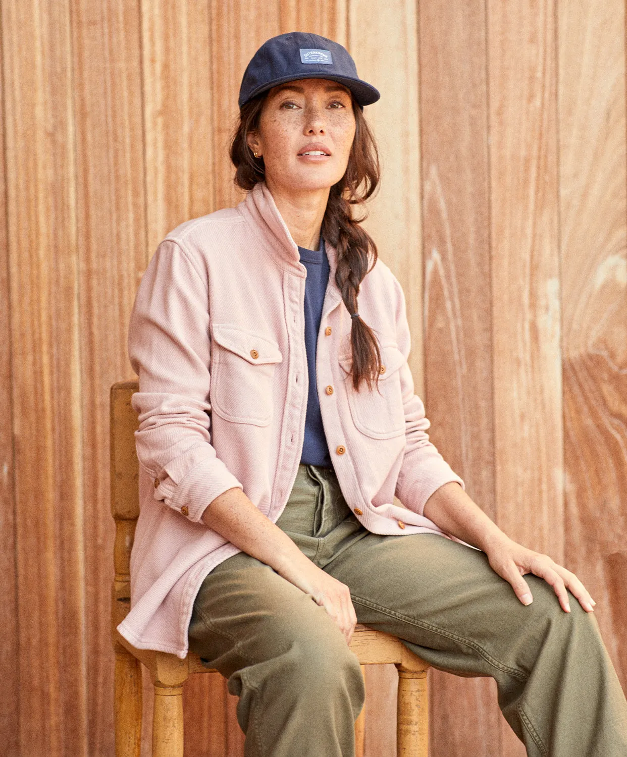 Outerknown Chroma Blanket Shirt - PINK MOMENT