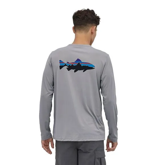 Patagonia Men's Cap Cool Daily Fish Graphic Shirt