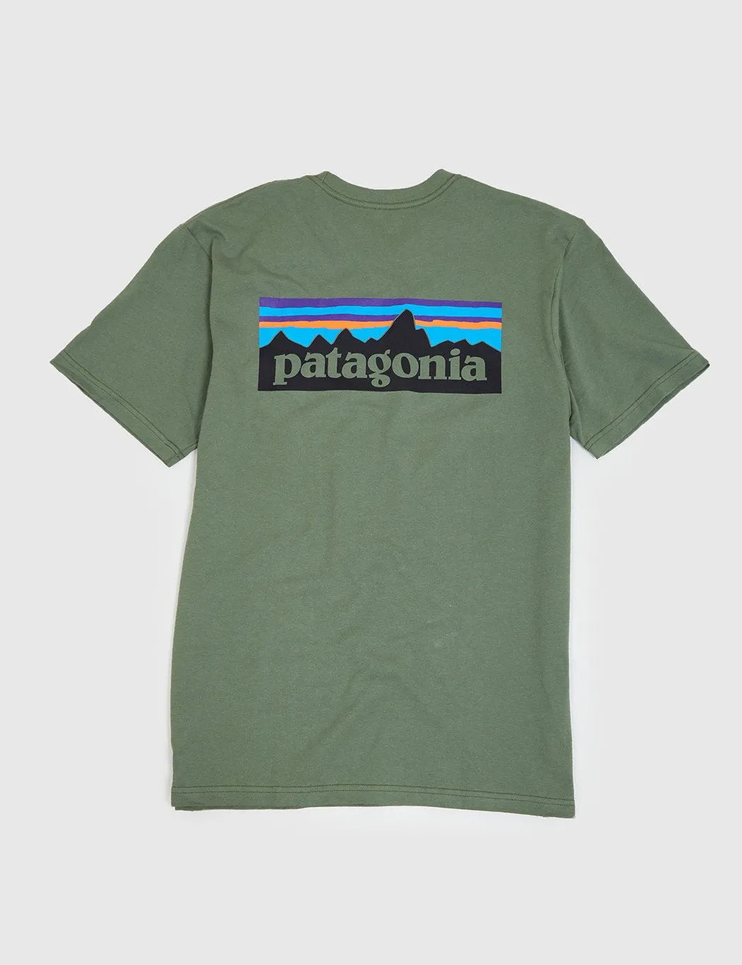 Patagonia P-6 Logo T-Shirt - Buffalo Green