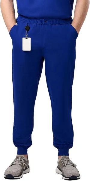 Peelz Mike Fly Front 4-Pocket Jogger Scrub Pants for Men - Soft Stretch Fabric, Mens Scrubs, Slim Fit