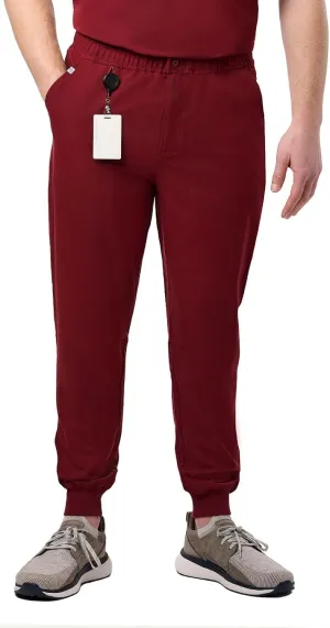 Peelz Mike Fly Front 4-Pocket Jogger Scrub Pants for Men - Soft Stretch Fabric, Mens Scrubs, Slim Fit