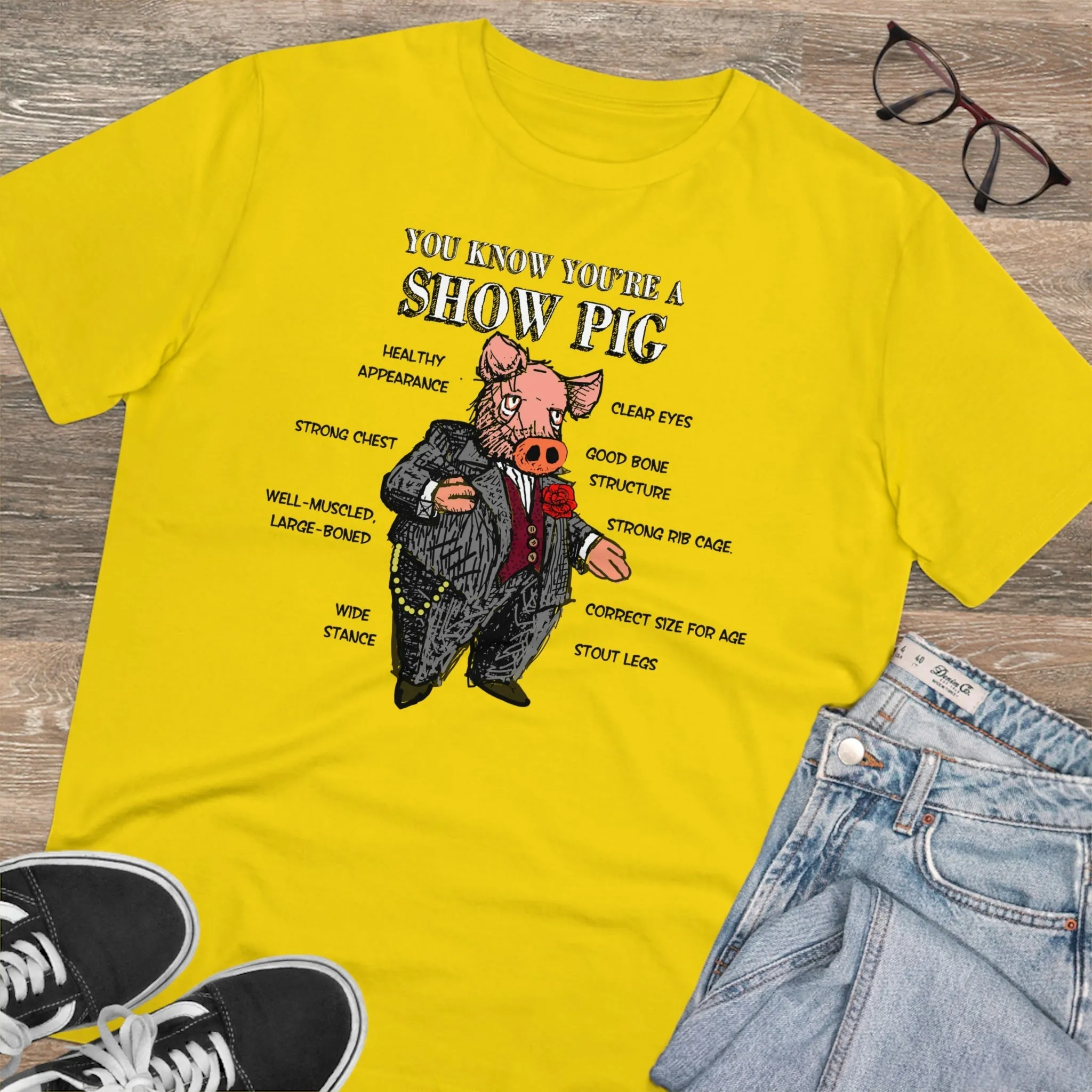 Show Pig Organic Creator T-shirt - Unisex
