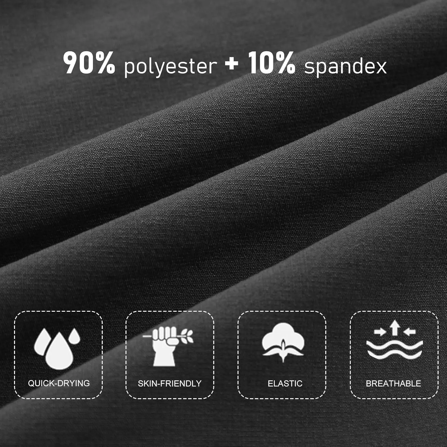 Suwangi Men's Athletic Running Pants Active Lightweight Workout Joggers Quick Dry Gym Loose Fit Sweatpants with Pockets