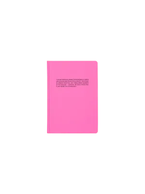 Tree Free Notebook—flamingo pink
