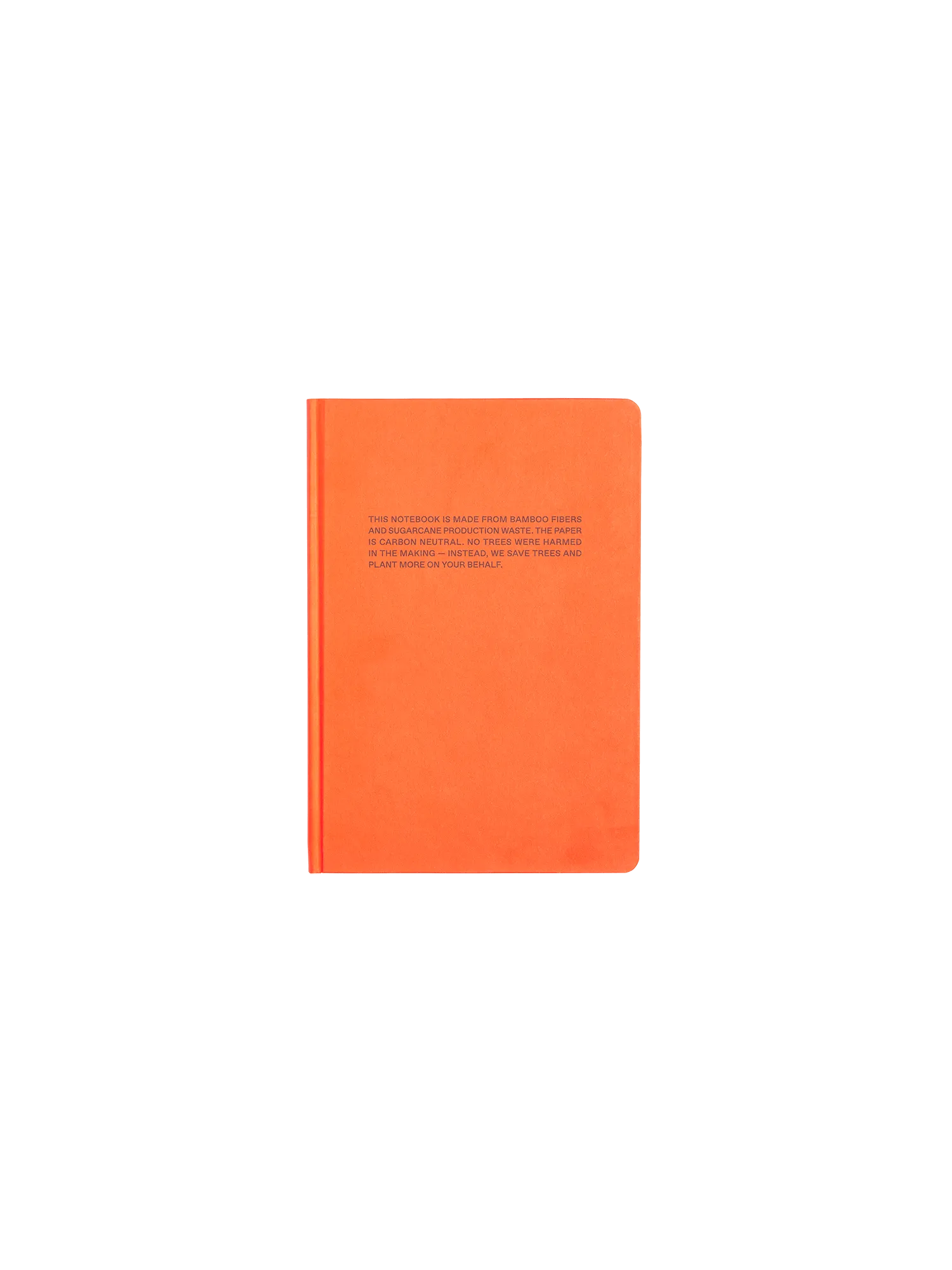 Tree Free Notebook—persimmon orange