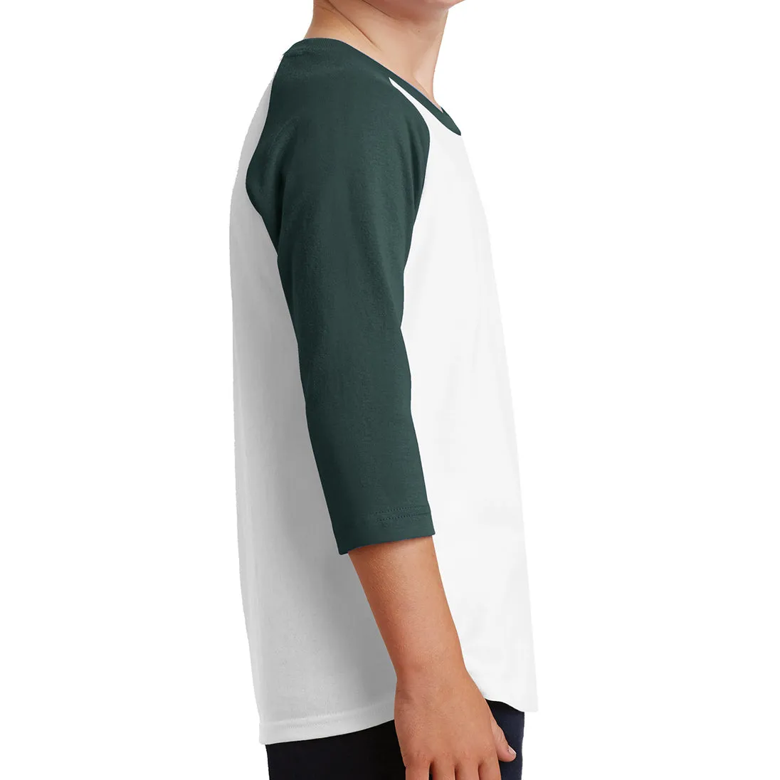 Youth Core Blend 3/4-Sleeve Raglan Tee